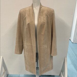 Tahari Faux Suede Elegant Women's Jacket